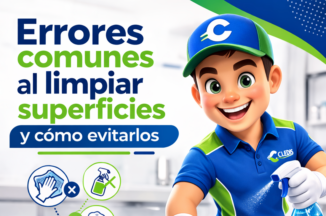 Errores Comunes al Limpiar Superficies