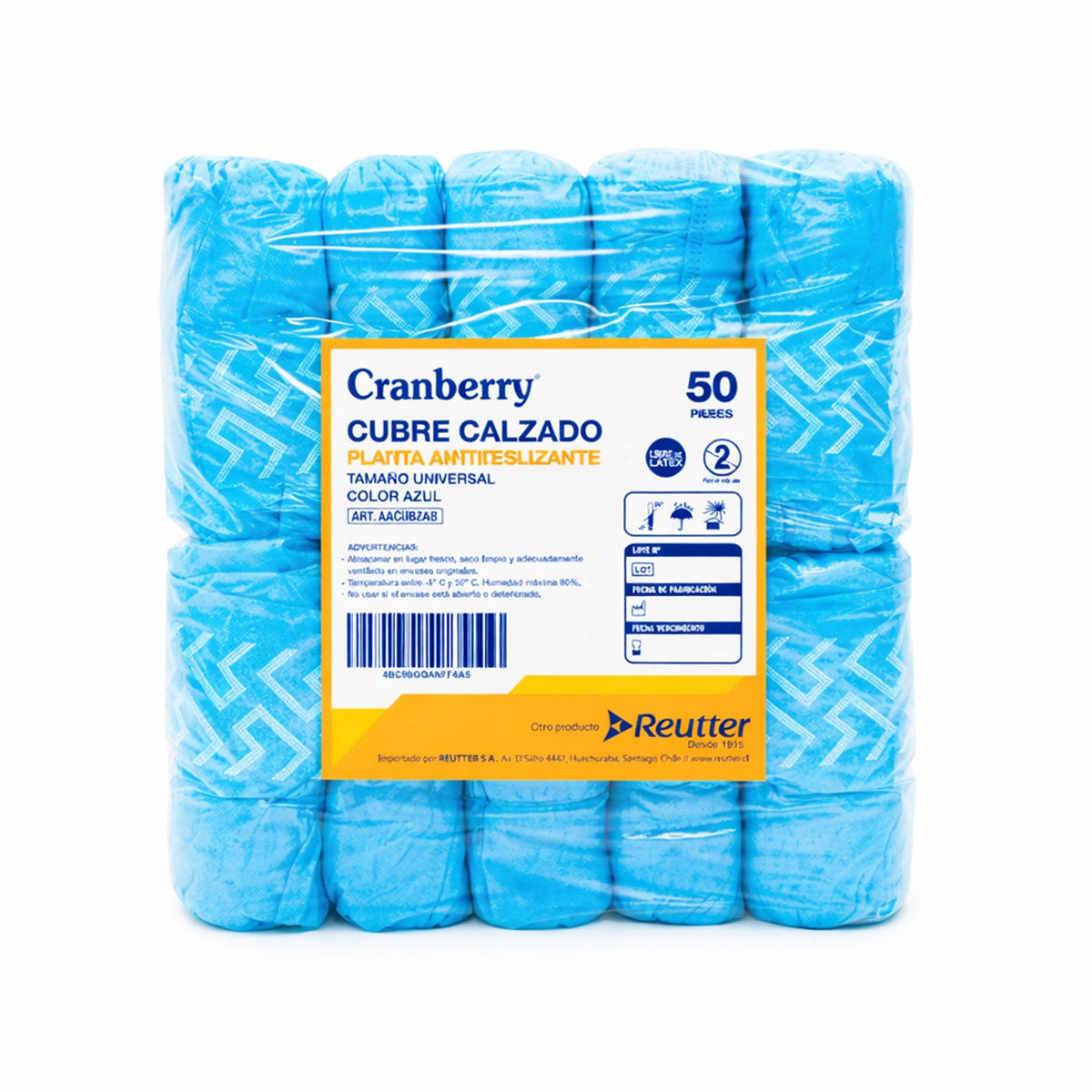 Cubre Calzado Tela Gruesa Antideslizante Cranberry (100 unidades)