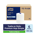 Toalla de Papel Tork Jumbo Advanced (6 rollos x 250 m)