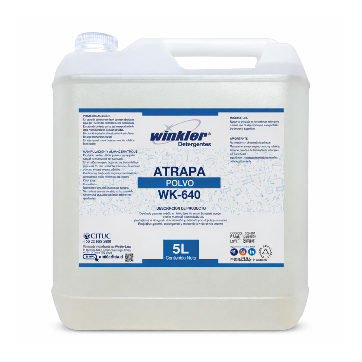 Atrapa Polvo (5 litros) WINKLER WK-640
