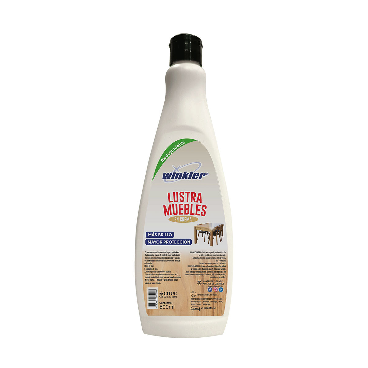 Lustramuebles Emulsionado (500 ml o 5 litros) WINKLER WK-580
