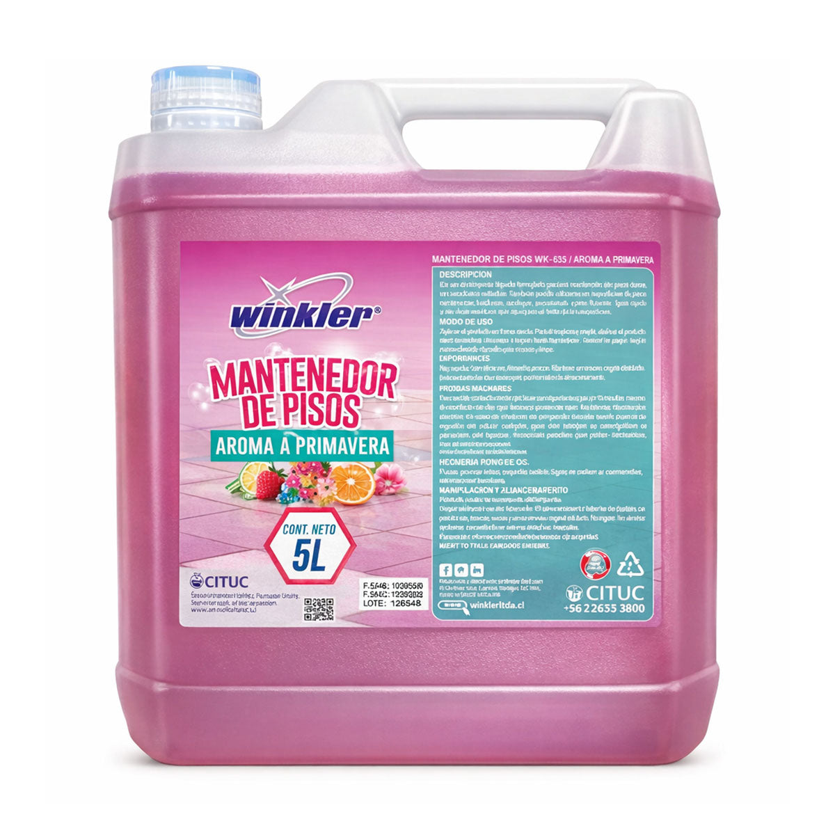 Mantenedor de Piso Variedad de Aromas (5 litros) WINKLER WK-635 LPU