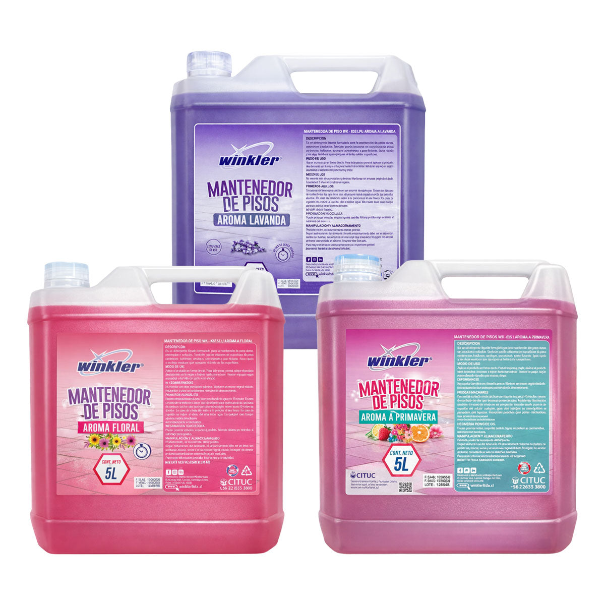 Mantenedor de Piso Variedad de Aromas (5 litros) WINKLER WK-635 LPU