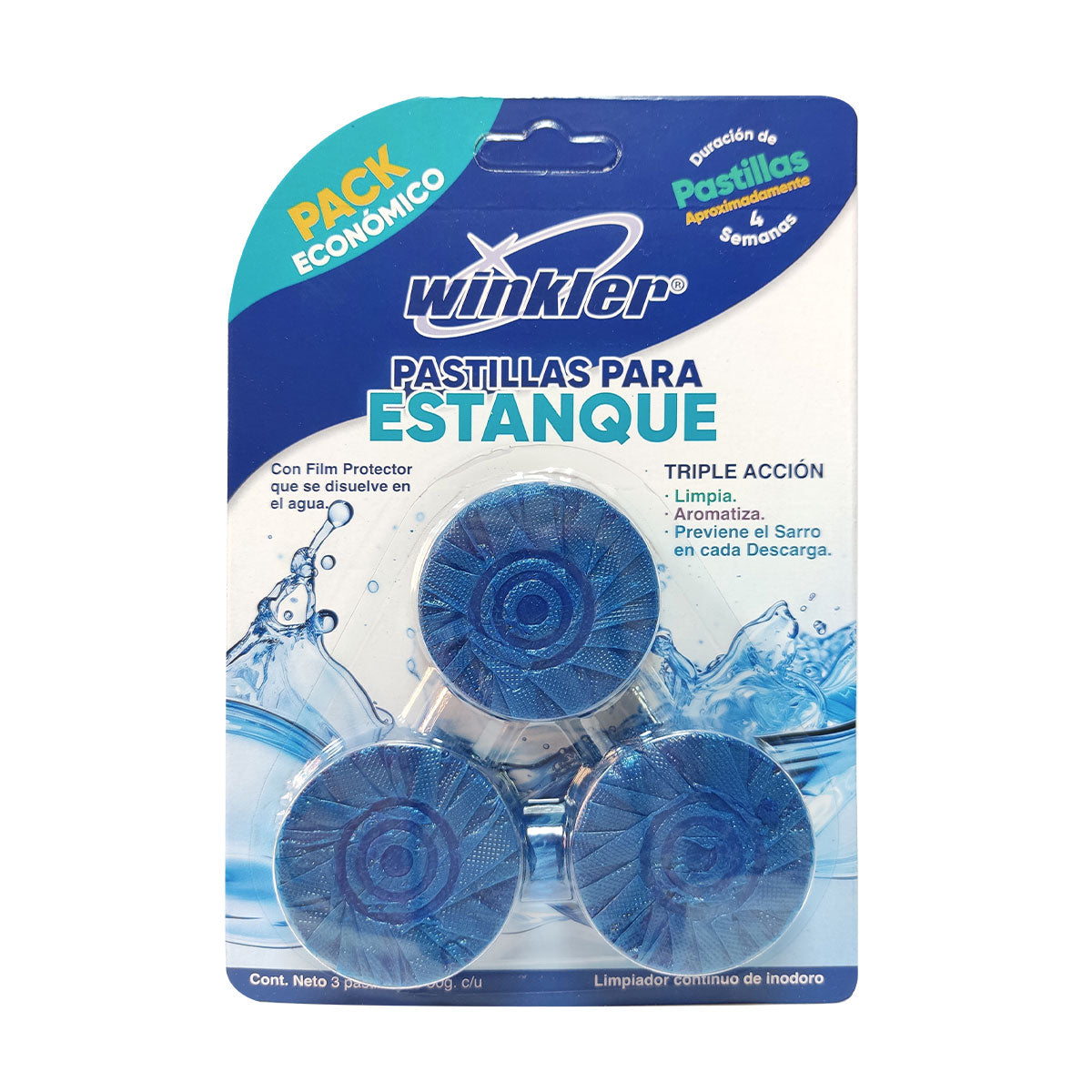 Pastilla para Estanque (3 unidades) WINKLER