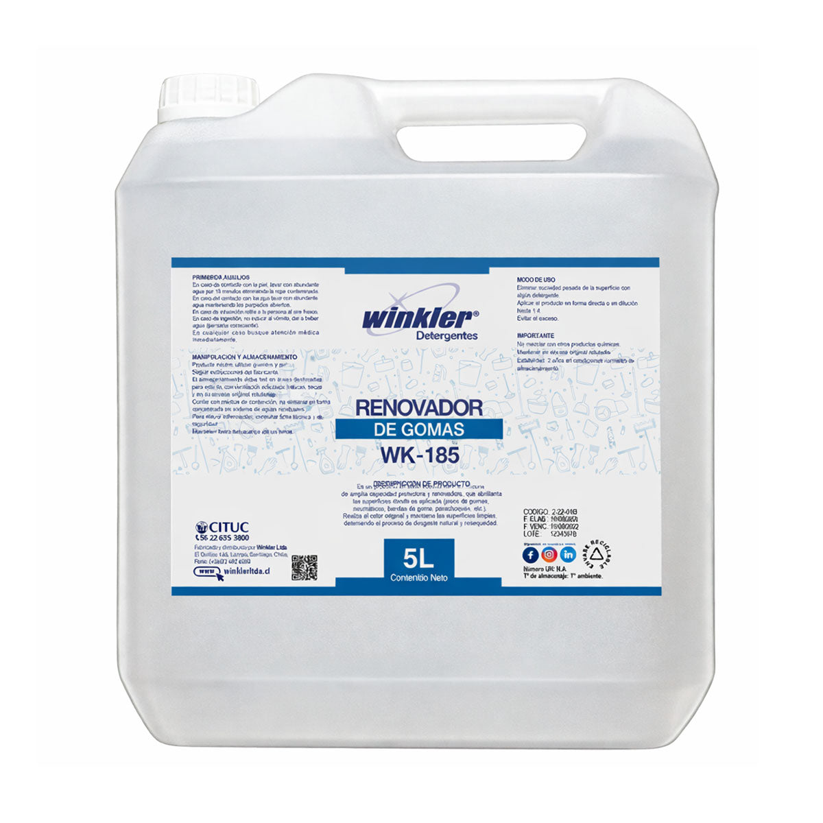 Renovador de Gomas (1 y 5 litros) WINKLER WK-185